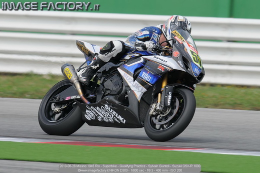2010-06-26 Misano 1945 Rio - Superbike - Qualifyng Practice - Sylvain Giuntoli - Suzuki GSX-R 1000
